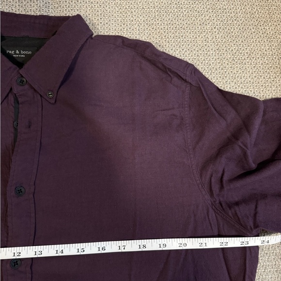 Rag & Bone Burgundy Shirt - Picture 6 of 7